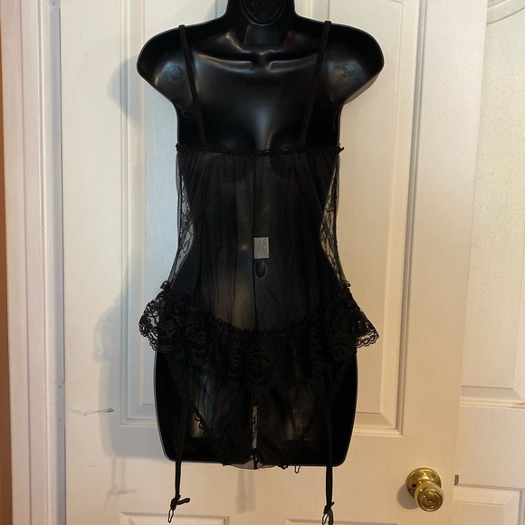 “NAN FLOWER” Vintage Lace Teddy BodySuit - Picture 9 of 14